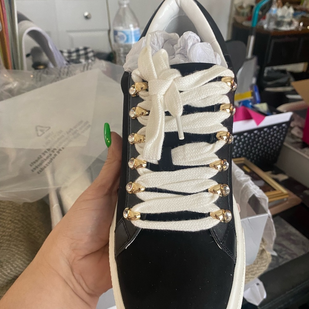 JLo Sneakers Black with gold bling